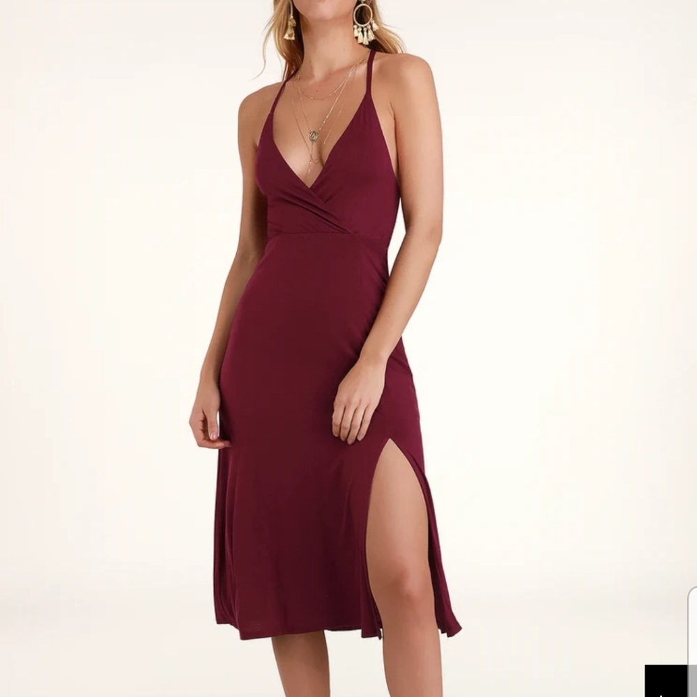 Burgundy Lulus Dress